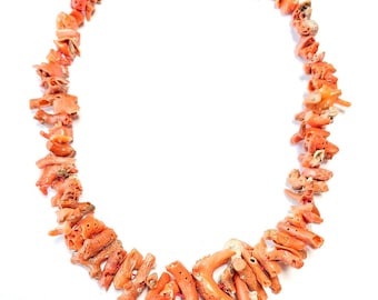 Luxury Series Mediterranean Red Coral Necklace, Torre del Greco Craftsmanship