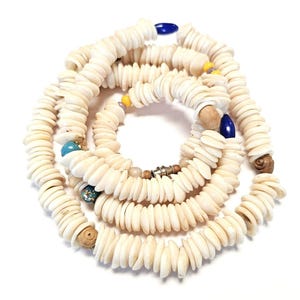 Puka Necklace 39&quot;! Extra Long Vintage Hawaiian Pono Puka Heirloom Necklace