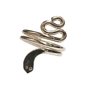 Sterling Silver Snake Coil Ring