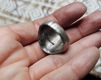 Vintage 1940s Military Coin Silver Ring - Well-loved & Historic - Etsy