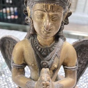 brass vintage garuda statue image 2