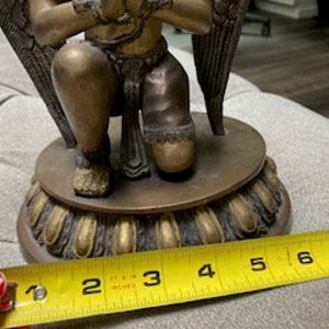 brass vintage garuda statue image 8