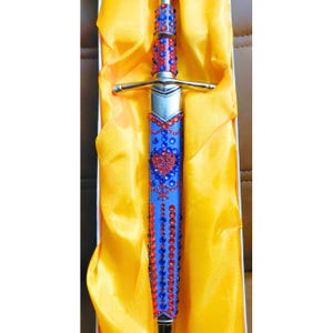 Èzili Dantò ponya (Dolch) 14" | Haitianischer Voudou | Èzili Mapyang, Boran, Balyang, Dantor, Danthor, 7 kout kouto Vodoo