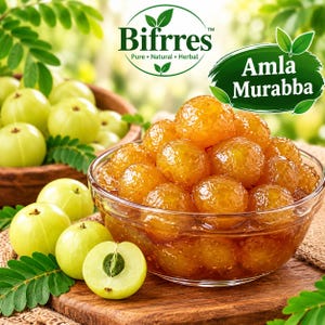 Murabba de amla casero / Conserva de grosella india, dulce tradicional ayurvédico