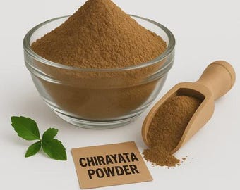 Poudre de chirata Swertia biologique | Supplément naturel pur à base de plantes finement moulu