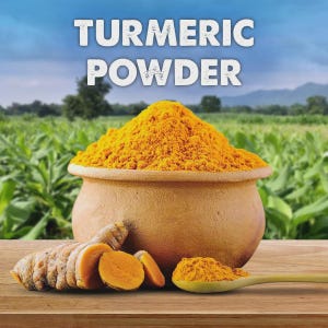 Organic Turmeric Powder | Pure Ground Haldi Spice, Curcuma Longa