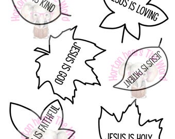 Fall in Love with Jesus Craft – Christian Fall Activity for Kids