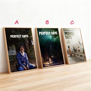 Filmposter Perfect Days, kunst aan de muur, kunst woondecoratieposter, hoge kwaliteit geschenken, canvaskunst