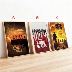 De lange wandeling filmposter, kunst aan de muur, kunst woondecoratie poster, geschenken van hoge kwaliteit, canvas kunst print