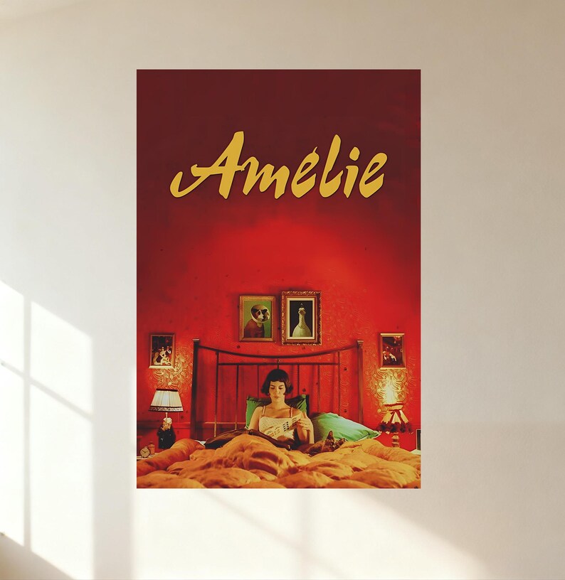 Amelie Movie Poster: Minimalist French Film Art - Etsy UK