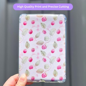Fruit-Themed Kindle Inserts – Raspberry, Grapefruit & Lemon | Satin Finish Photo Paper | Kindle Accessory image 7