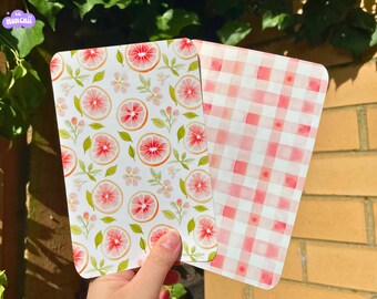 Kindle Inserts - Grapefruit Pattern - Premium Quality Sticker Paper - Perfect Kindle Accessory