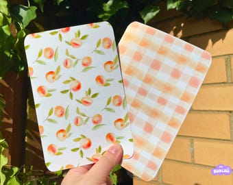 Kindle Inserts - Peach Pattern - Premium Quality Sticker Paper - Perfect Kindle Accessory