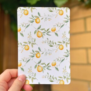 Fruit-Themed Kindle Inserts – Raspberry, Grapefruit & Lemon | Satin Finish Photo Paper | Kindle Accessory Lemon