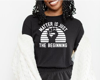 Retro Fist Sunset T-Shirt, Motivational Activist Streetwear Tee