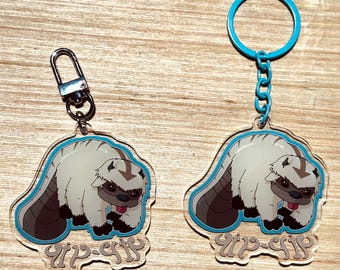 Double-Sided Baby Appa "Yip-Yip!" Keychain