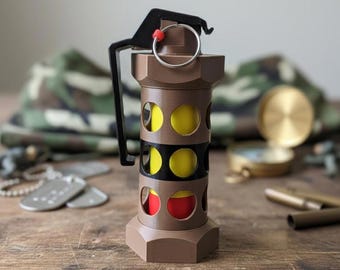 Life-Size CS2 Flashbang Replica - CSGO, Call of Duty, R6S Gift & Airsoft Cosplay Prop