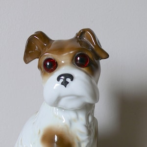 Art Deco Antique Fragrance Night Light China Dog Terrier 1930s