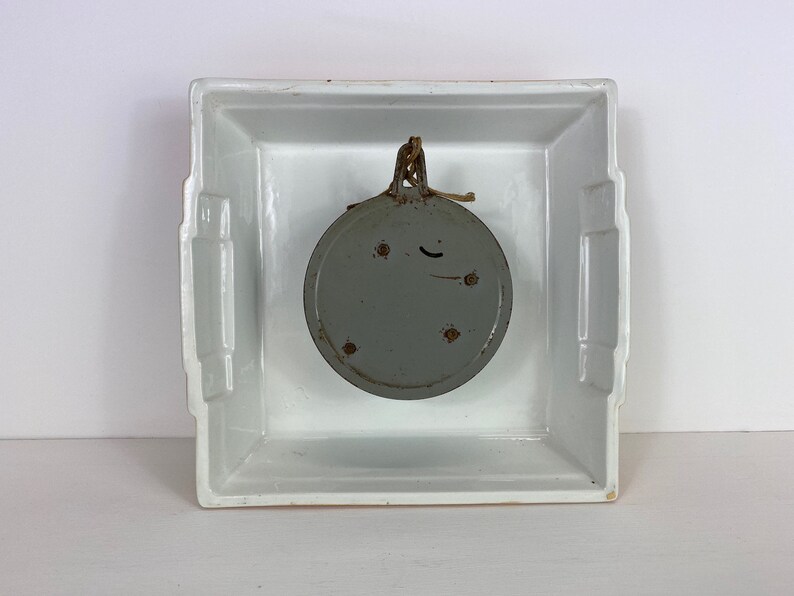 Vintage Ceramic Wall Clock 1950/'s Jaz Clock French Vintage Wall Clock Mid Century Retro