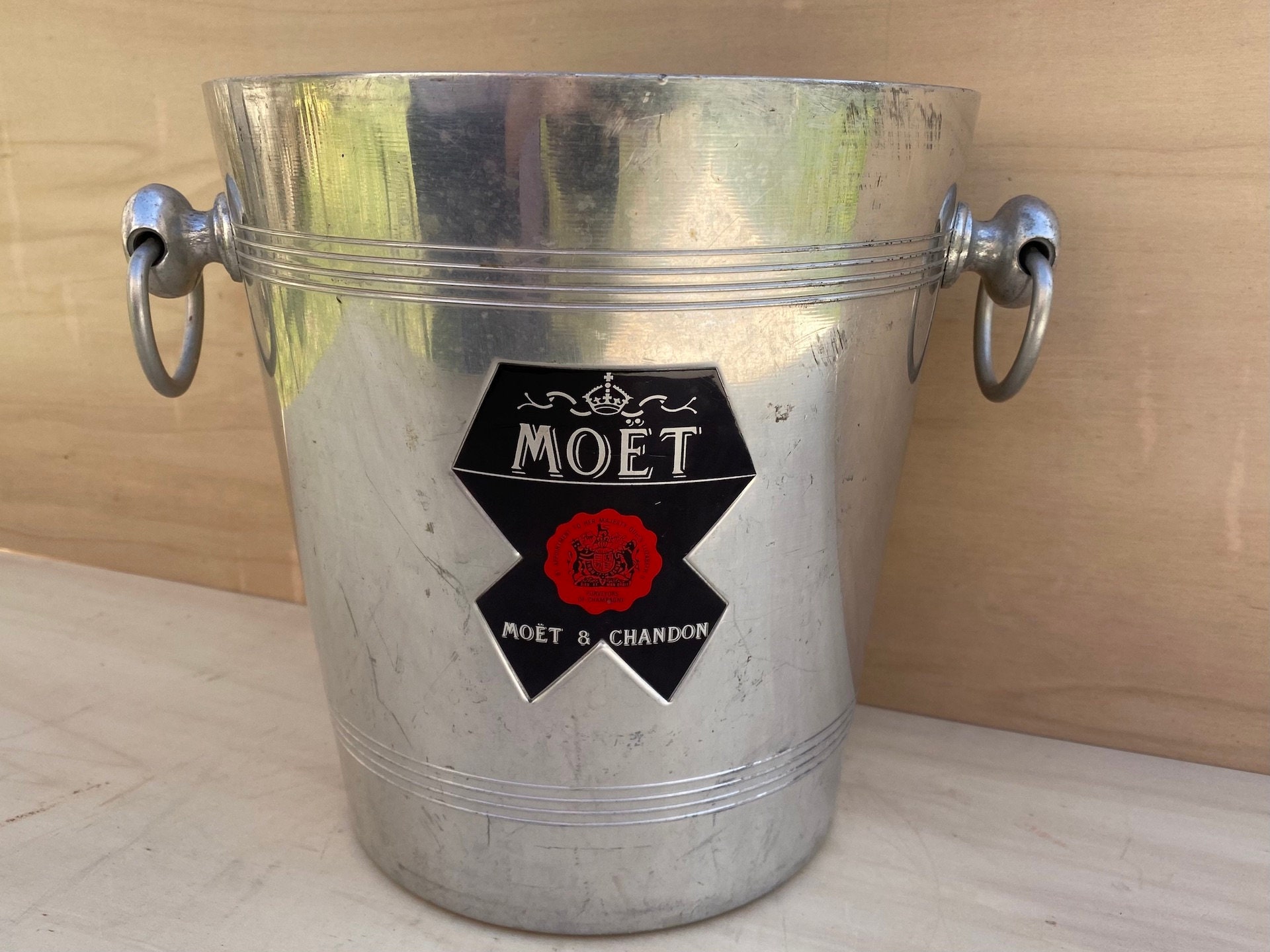 Vintage Français Magnum Champagne Bucket, Parisien Style, Moet & Chandon, Large, Bubbles, Cristal, W