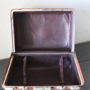 French Antique Leather Bag 1930s image 3