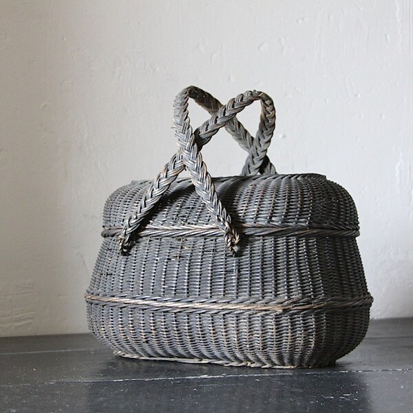 Antique French Woven Basket