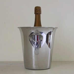 Quality Vintage French Champagne Bucket, Wine Cooler, Ice Bucket, Barware, Home Bar, Man Cave, French Brocante   2073