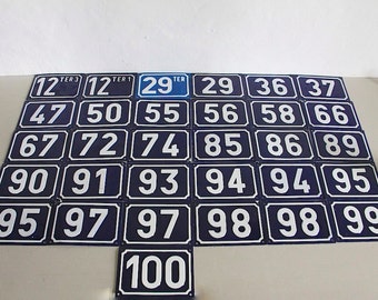 Vintage French Traditional House Number,  Loft Living, Select your Number