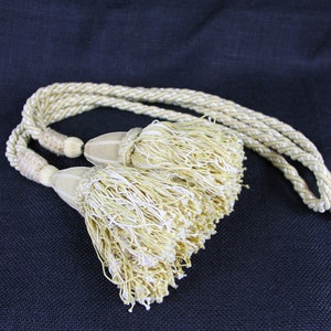Pair of French Vintage Curtain Tie Backs, Curtain Passementerie Ties