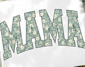 Floral Mama PNG, Wildflower Mama design, Mothers Day png, Trendy Mama PNG, Sublimation PNG, Instant Download