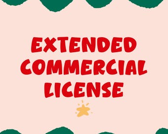 erweiterte kommerzielle Lizenz - Nutzung digitaler Muster
