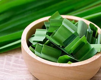 Hojas secas de pandano (Rampe) - Orgánicas / Sabor natural / Pandanus amaryllifolius
