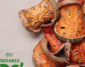 1kg Organic Dried Bael Fruit Slices – 100% Natural | Aegle marmelos | Herbal Caffeine FREE