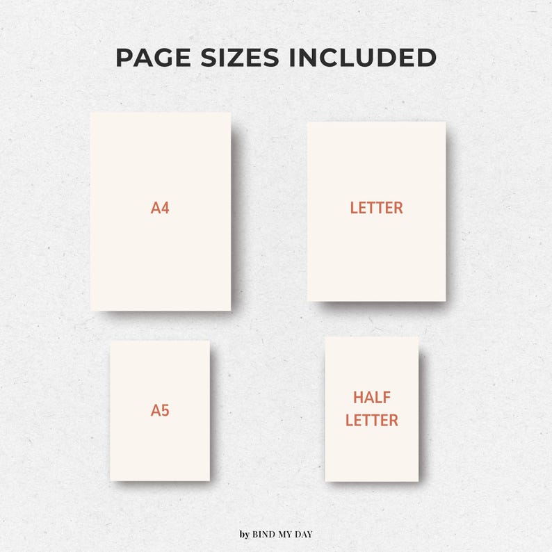 2026 Planner Bundle Printable | Minimalist Daily Weekly Monthly PDF ...