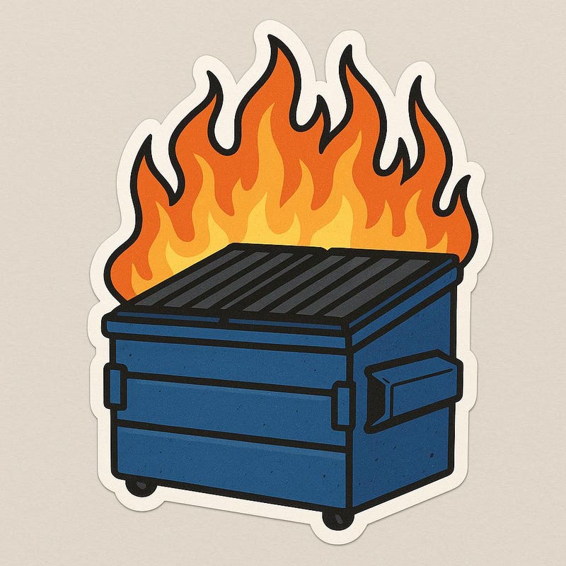 Fire Sticker - Etsy