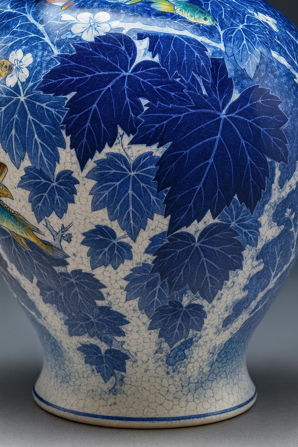 香蘭社オリジナル花瓶｜オリジナルパッケージ入り日本製有田焼｜青・白