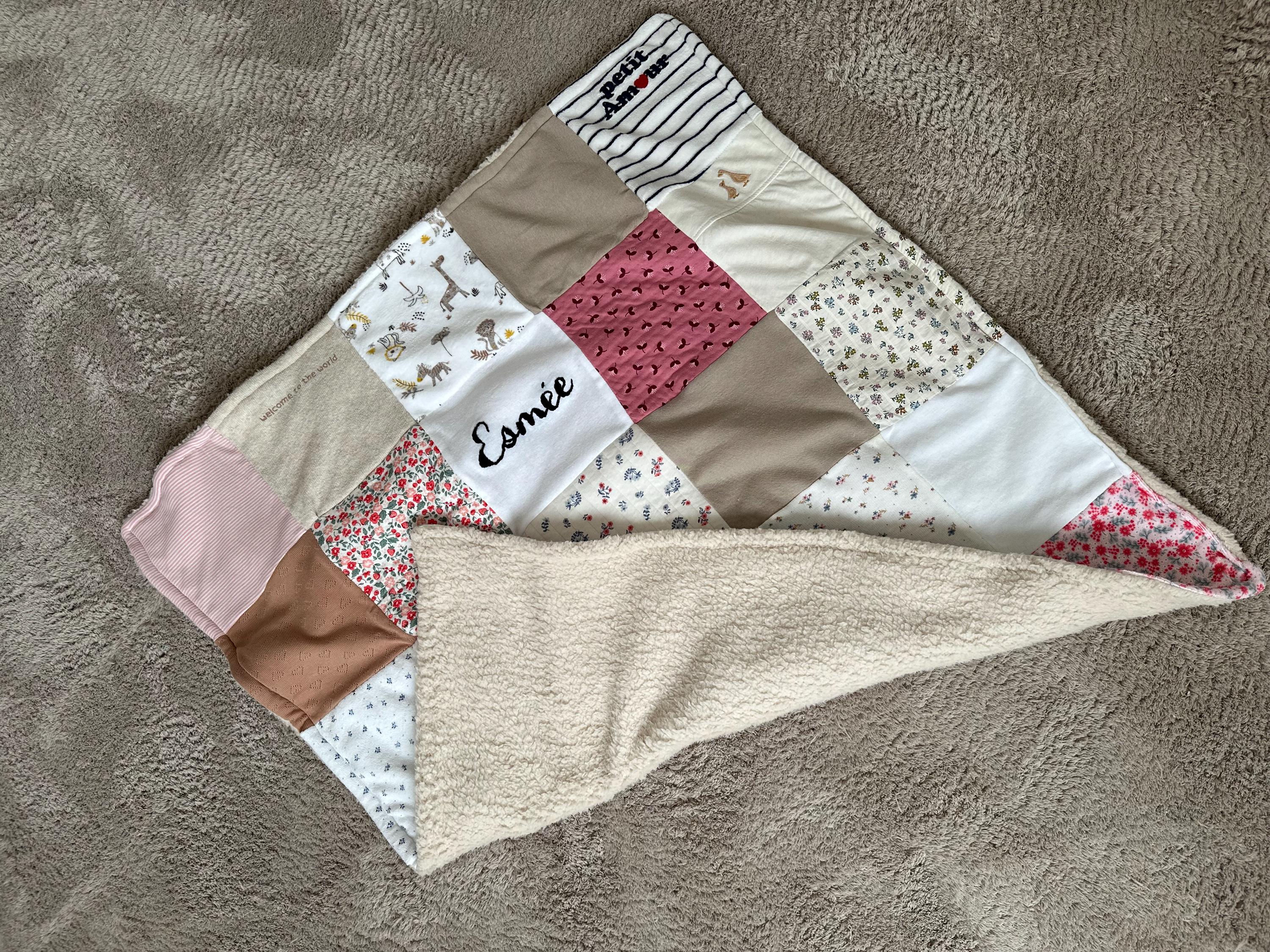 Coudre un plaid arty en patchwork - Marie Claire