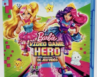 2017 Barbie, héros du jeu vidéo, DVD Blu-ray, bilingue, enfants, adolescents, barbiecore