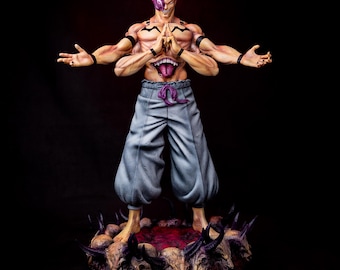 Ryomen Sukuna, 45 cm große, handbemalte Figur – 3D-gedruckte Manga-Statue, Unikat, Sammlerstück für Anime-Fans