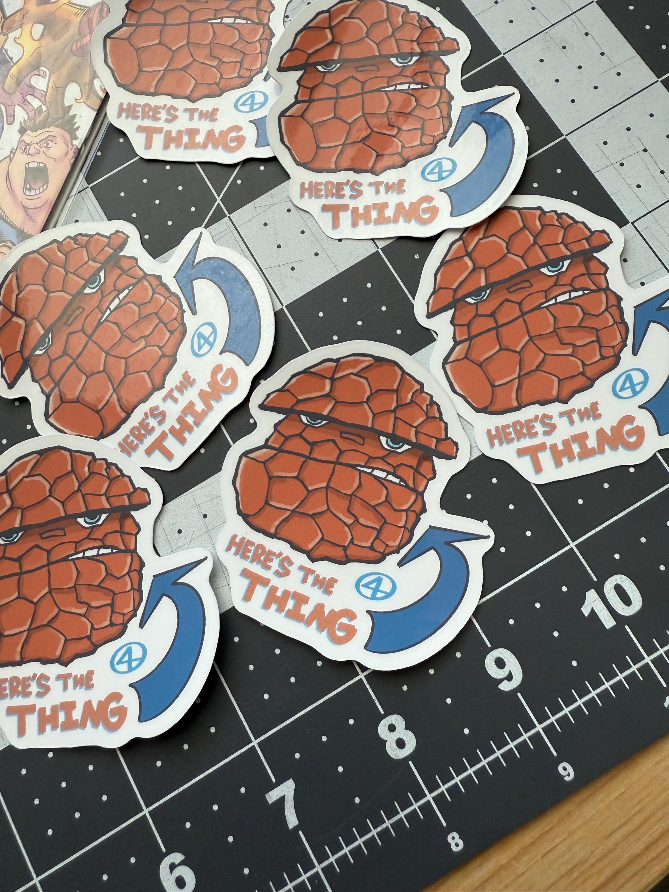 The Thing Sticker Laminated Vinyl - Etsy