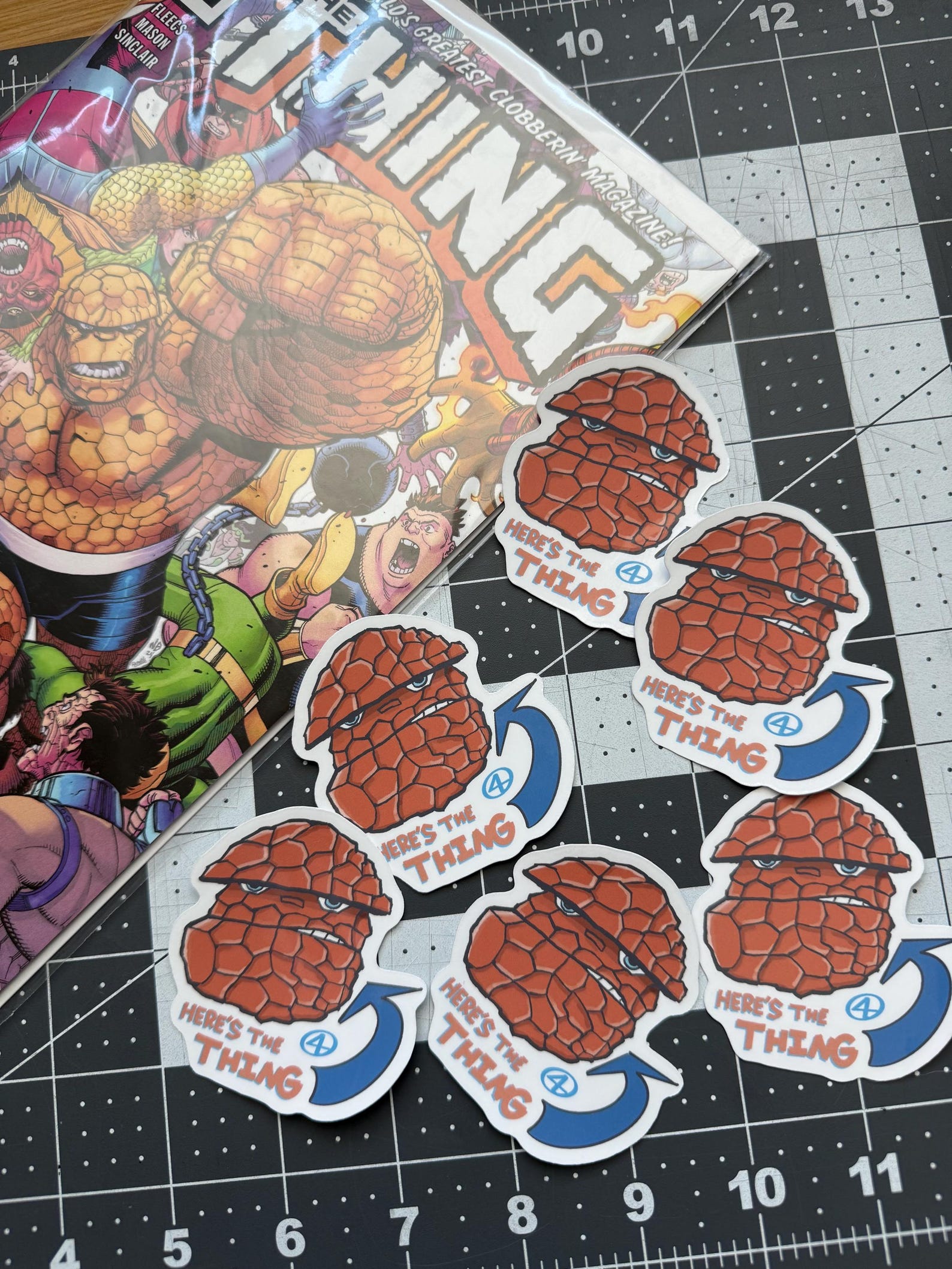 The Thing Sticker Laminated Vinyl - Etsy