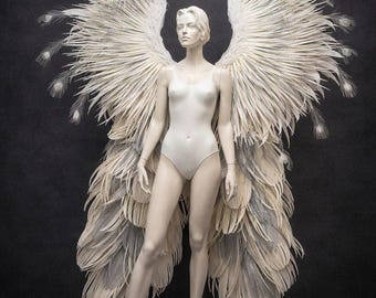 Disfraces de carnaval coloridos, alas grandes, alas de fénix para cosplay de adultos, alas de carnaval de Trinidad, alas del orgullo, alas de ángel