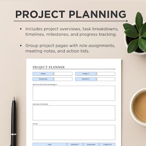 Project Planning Bundle | Group Project Planner