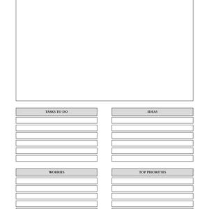 Weekly Reset Planner Pack | Weekly Reflection and Intentions image 6