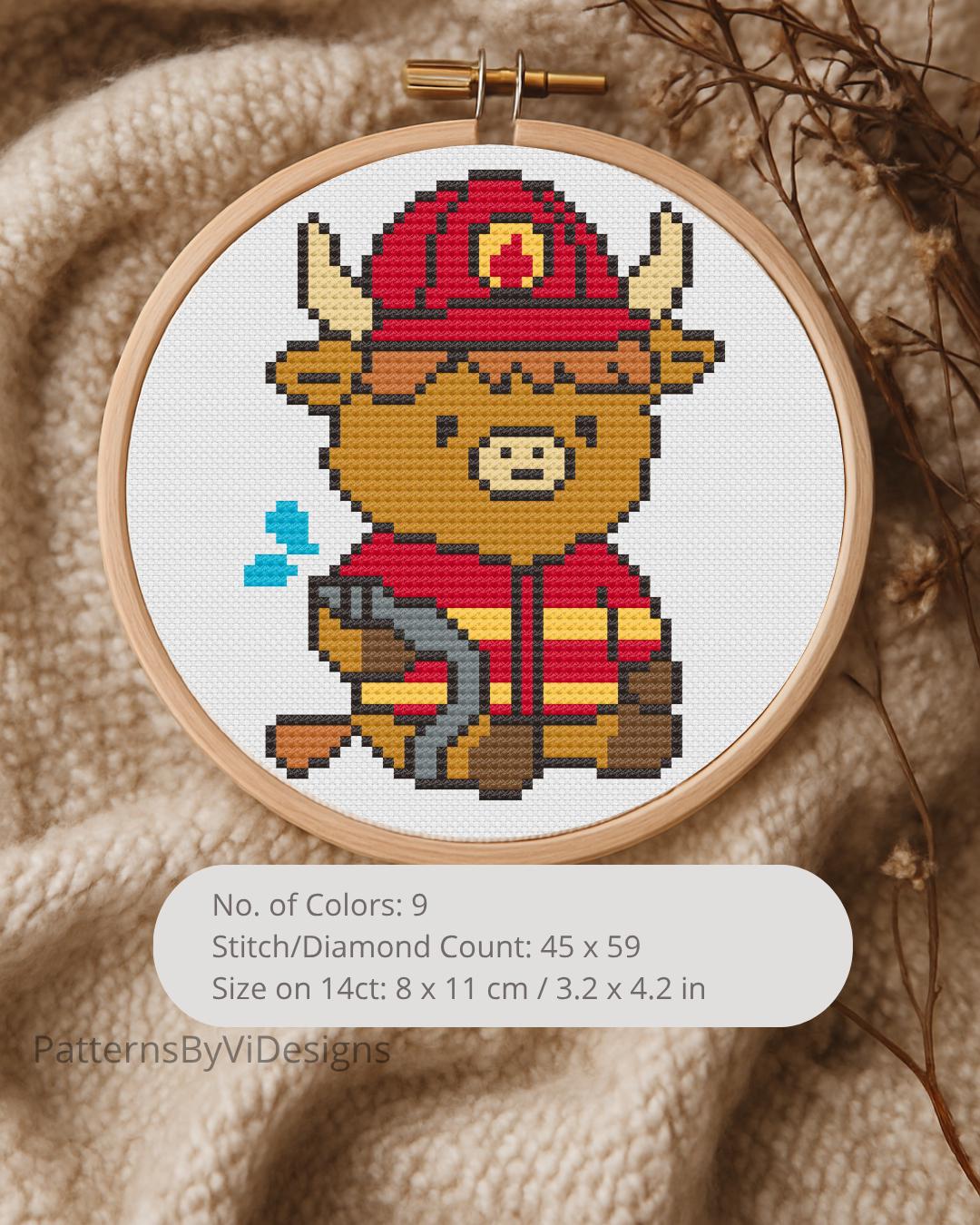 Firefighter Diamond Painting - Etsy