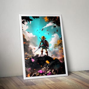 The Legend of Zelda Poster | Gaming Poster | Gaming Artwork | Gaming Decor | Video Game Poster | Gaming Gift | Video Game Print | Wall Art