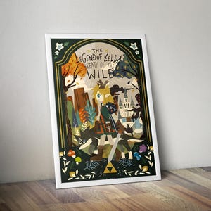 The Legend of Zelda Poster | Gaming Poster | Gaming Artwork | Gaming Decor | Video Game Poster | Gaming Gift | Video Game Print | Wall Art