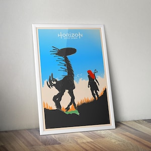Horizon Zero Dawn Poster | Gaming Poster | Gaming Artwork | Gaming Decor | Video Game Poster | Gaming Gift | Video Game Print | Wall Art
