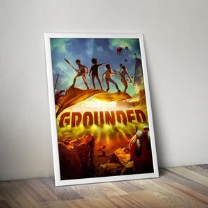 Grounded Poster | Gaming Poster | Gaming Artwork | Gaming Decor | Video Game Poster | Gaming Gift | Video Game Print | Wall Art