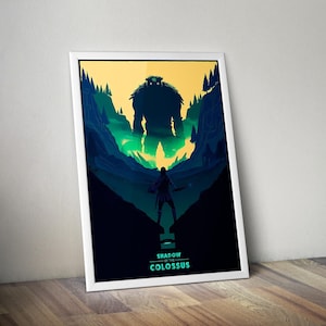 Shadow of the Colossus Poster | Gaming Poster | Gaming Artwork | Gaming Decor | Video Game Poster | Gaming Gift | Video Game Print
